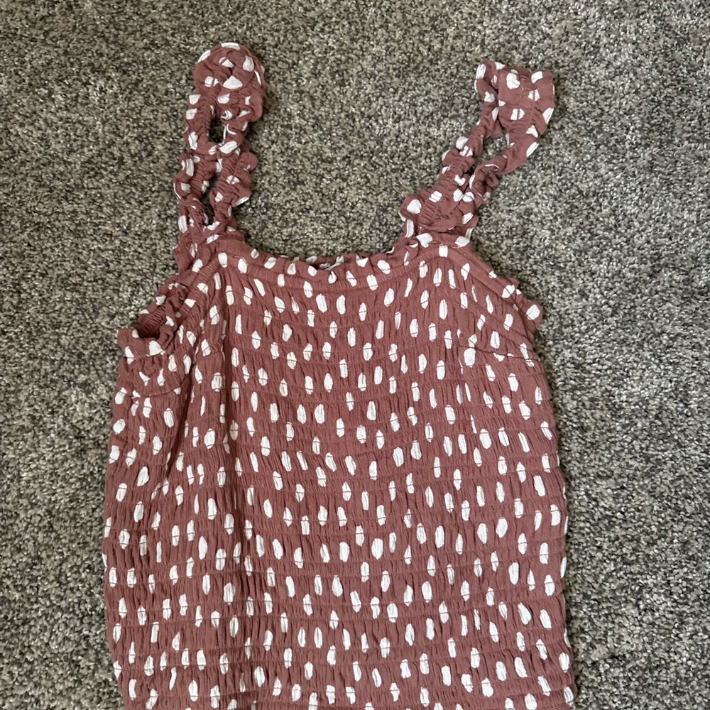 Abercrombie & Fitch Mauve and White Camisole